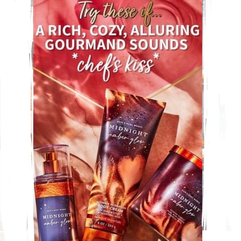 Bath & Body Works Midnight Amber Glow Body Lotion